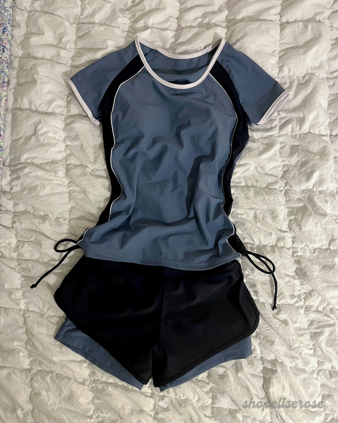 Sapphire Swim Tee & Shorts