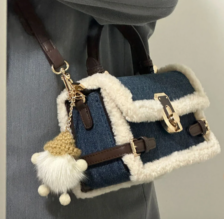 Polar Bear Denim Purse