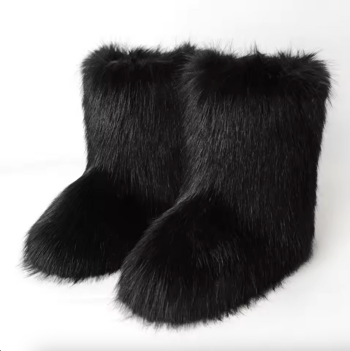 Thick-Soled Fur Boots