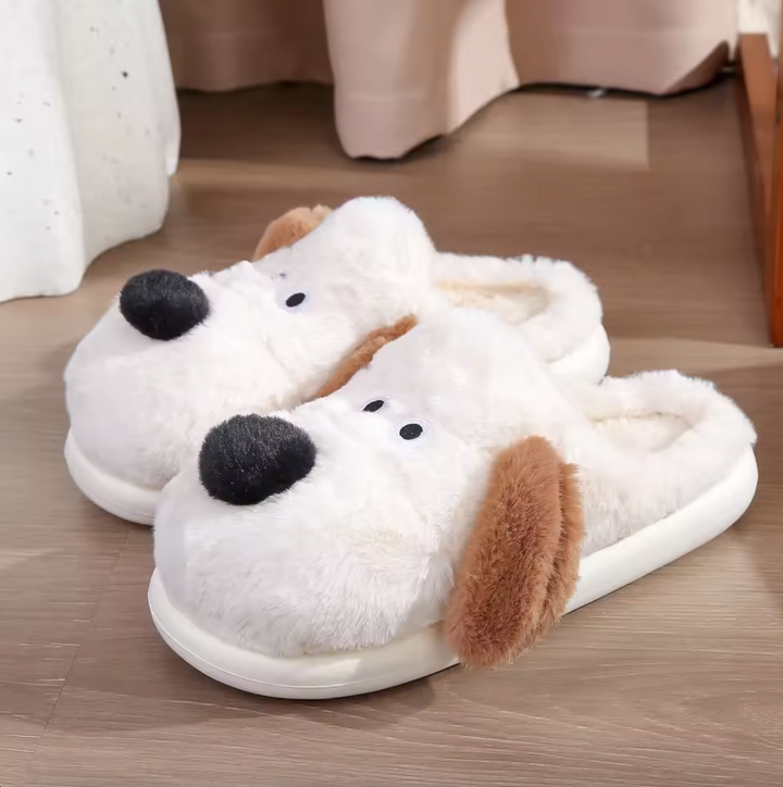 Suprised Puppy Slippers