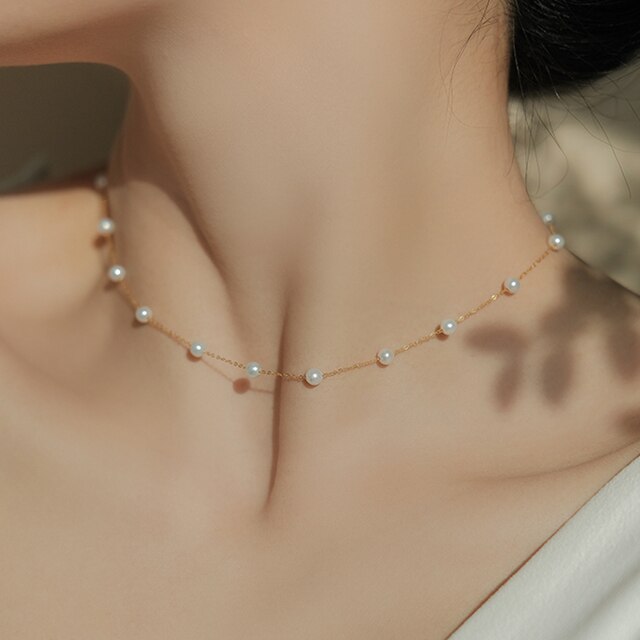 'Emery' Pearl Necklace