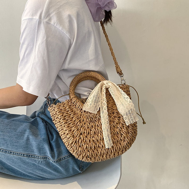 Twisted Straw Totebag