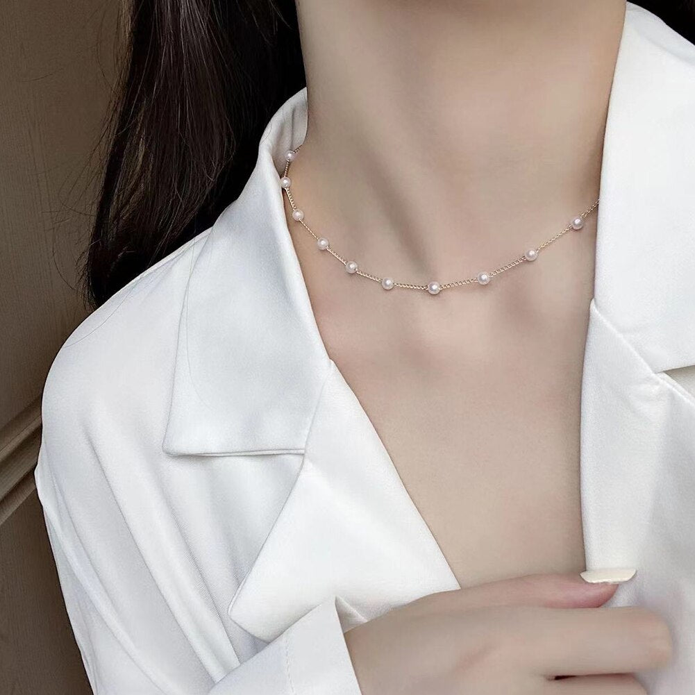 'Emery' Pearl Necklace